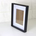 Wholesale custom high quality 11*14 wood black matted to fit 5*7 inch picture thicken frame picture frame